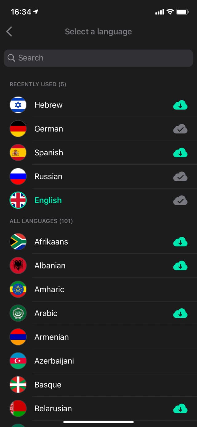 ios screenshot