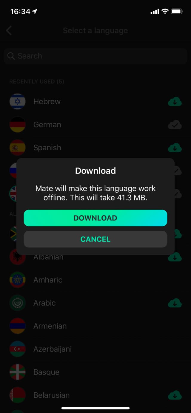 ios screenshot